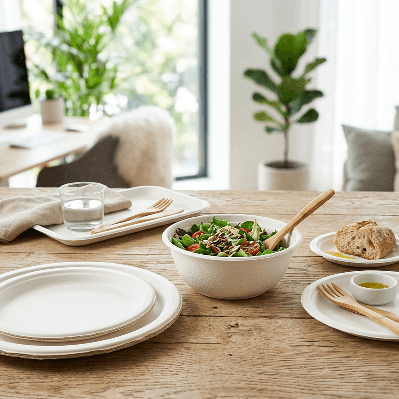 Wholesale Bagasse Tableware and Disposable Plates