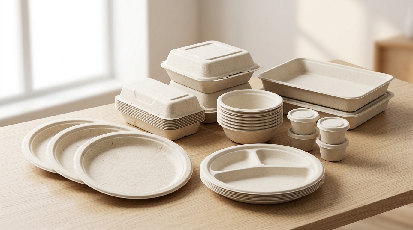 Beyond Margins Sugarcane Bagasse Eco Tableware